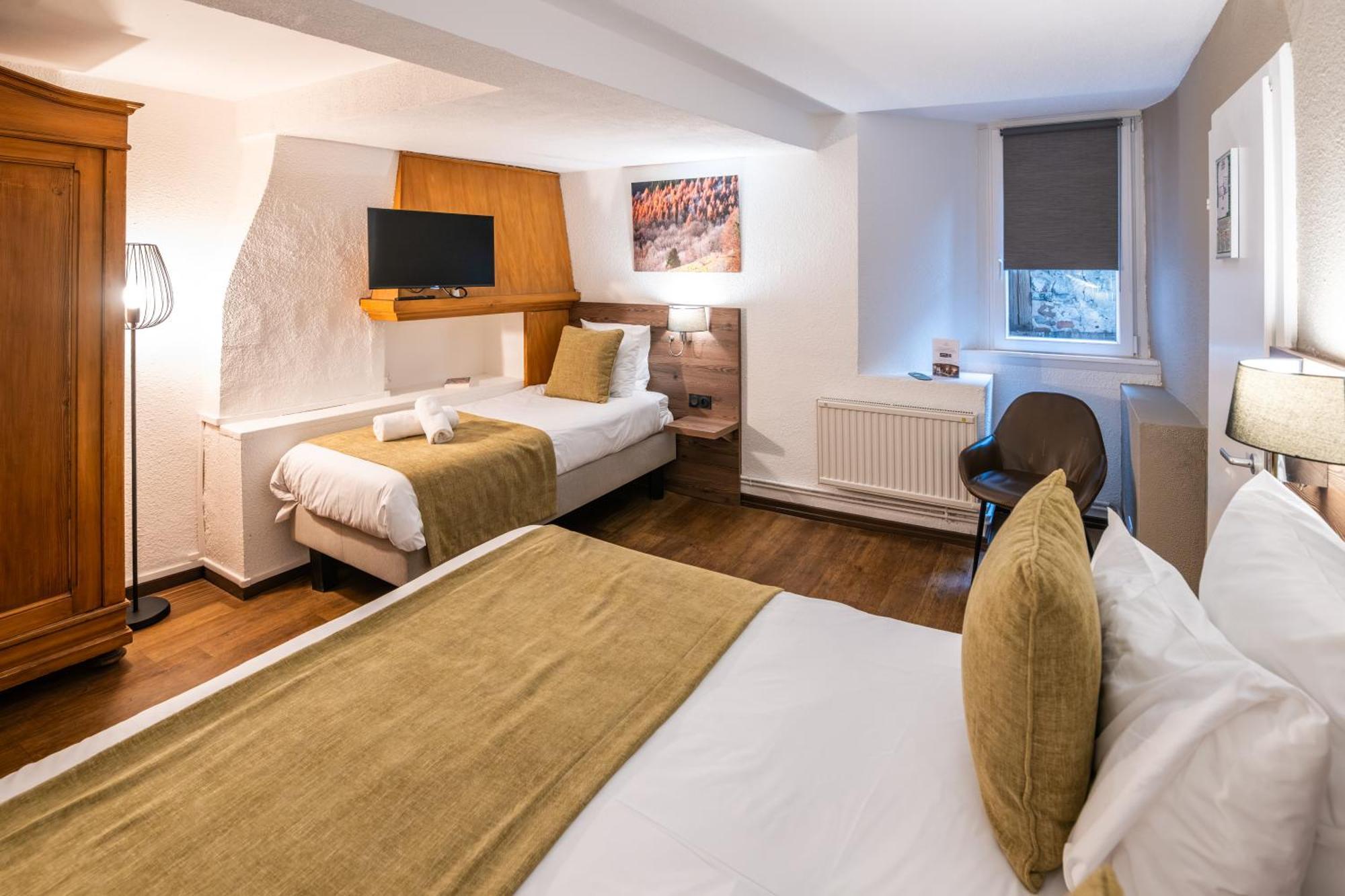 Chambre simple avec occupation double