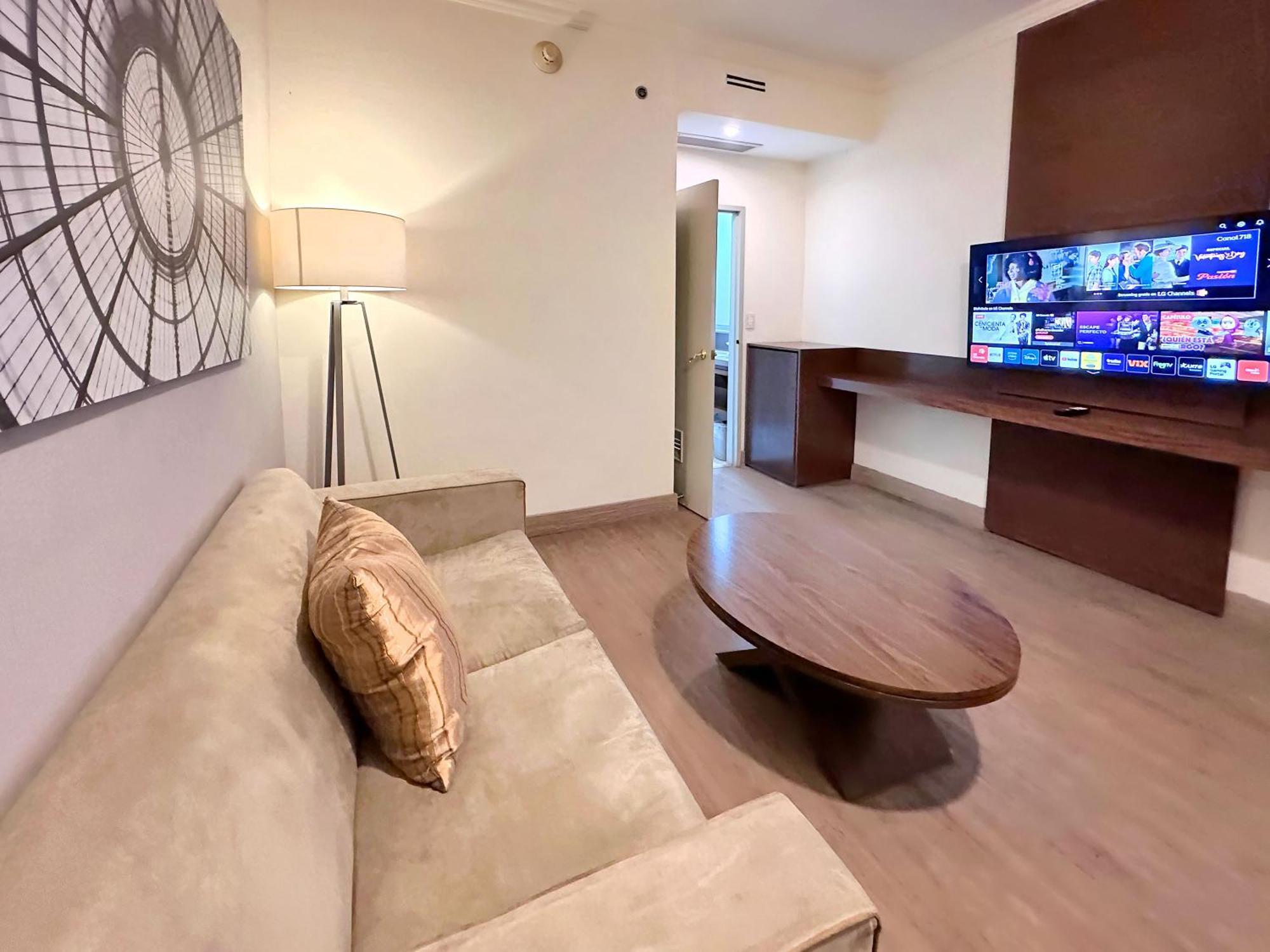 One-Bedroom Suite Two Double Beds Sofa Bed