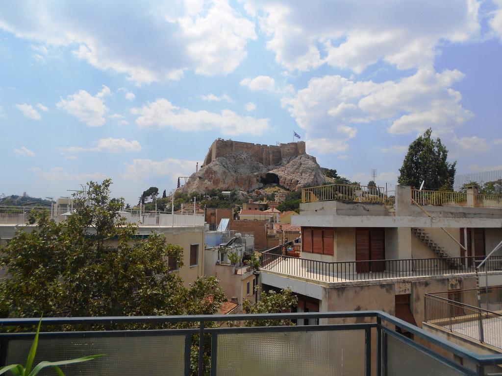 Tweepersoonskamer met 1 of 2 Bedden en Uitzicht op de Akropolis