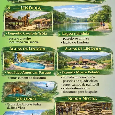 Pousada Hotel Chale Parque Aquatico Lindoia-2