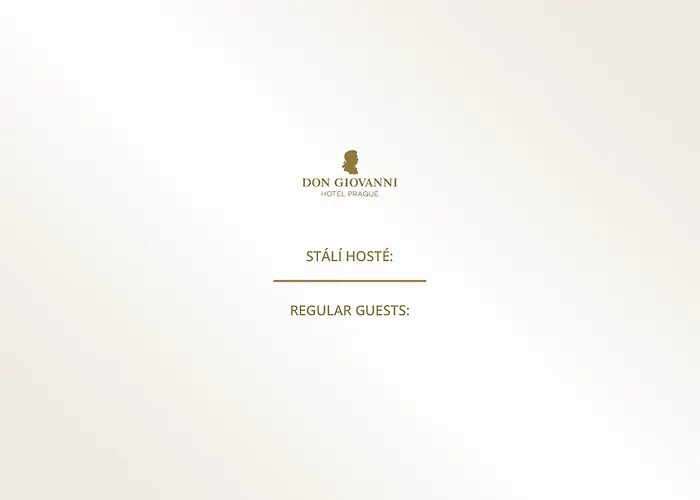 Don Giovanni Hotel Prague - Great Hotels Of The World