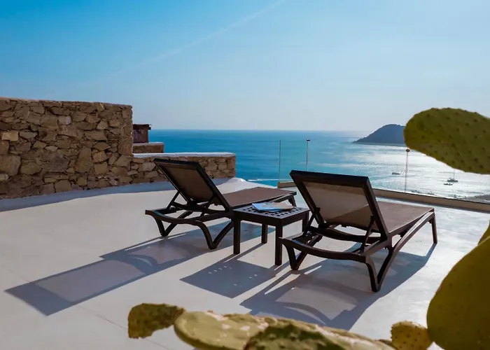 Panoramic Aegean Residence At Elia Beach Mykonos - Private & Exclusive