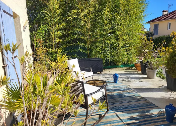 Studio indépendant avec terrasse à Juan les Pins
