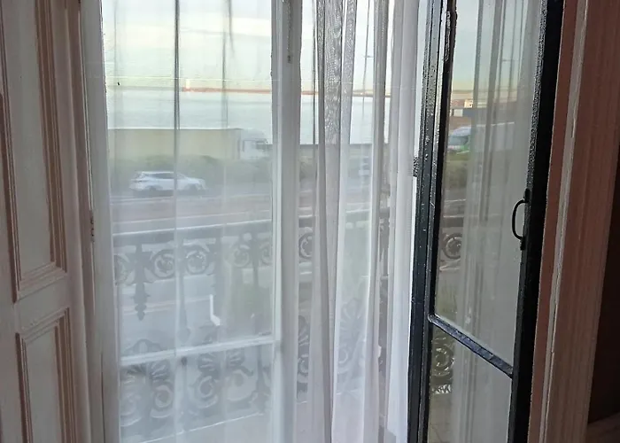 Balcony, Sea View Apartment Next To Port With Parking