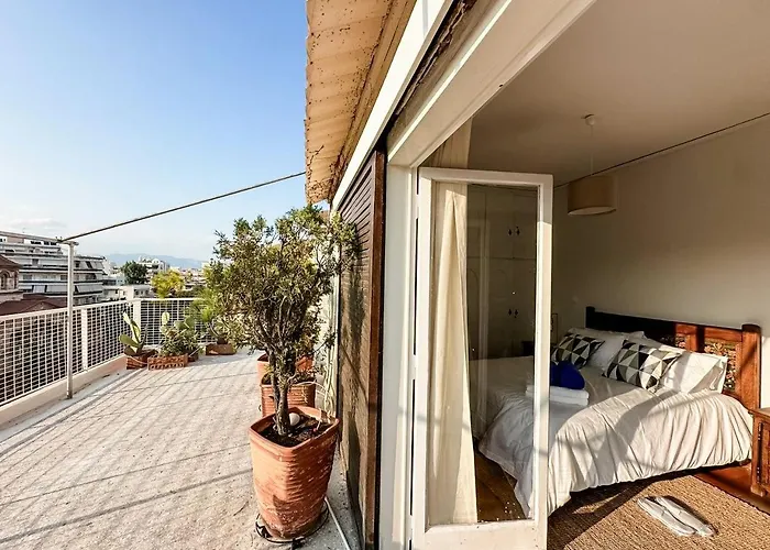 Beach rooftop Athens Riviera