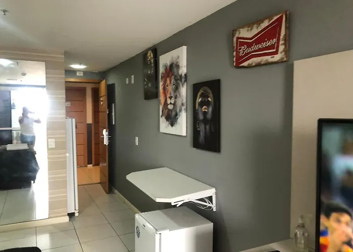 Flat Hotel Morador 1110 Suite,Sofa,Varanda,Cozinha