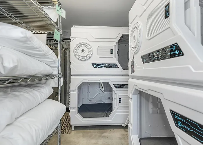 Galactic Getaway For 8 Star Wars Sleeping Pod Room