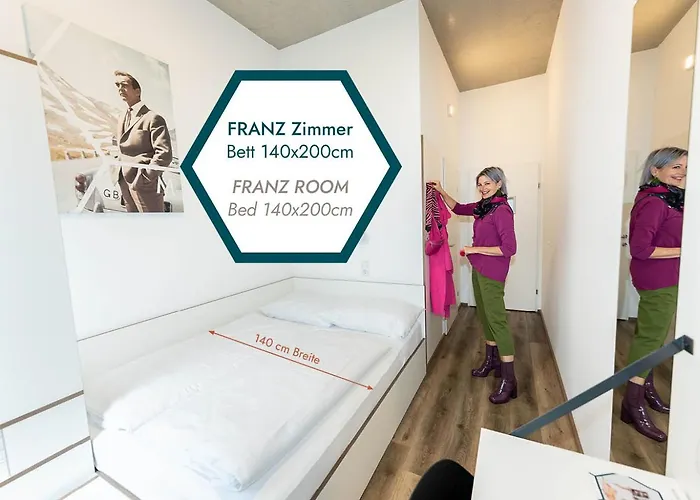 Motel Schlafraum Schlüßlberg-Dein smartes Hotel-contactless check-in