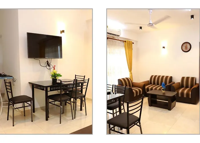 Two Bed Roomed, Fully Furnished & Air Conditioned Apartment With Sea View For Rent At Beach Road, Mount Lavinia