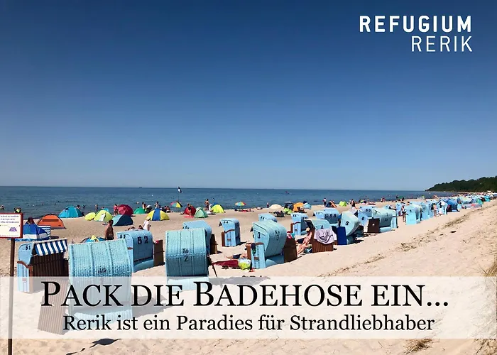 REFUGIUM RERIK -- 5 DTV-Sterne, strandnah, modern und lichtdurchflutet, Sonnenbalkon --