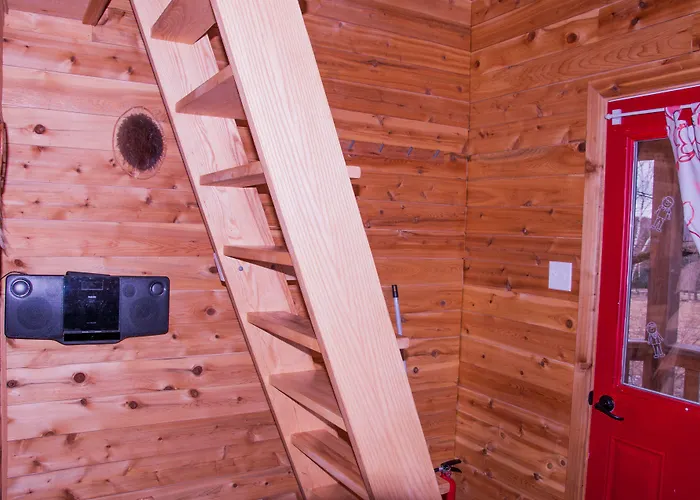Les Cabanes Du Trappeur Avec Spa Et Sauna