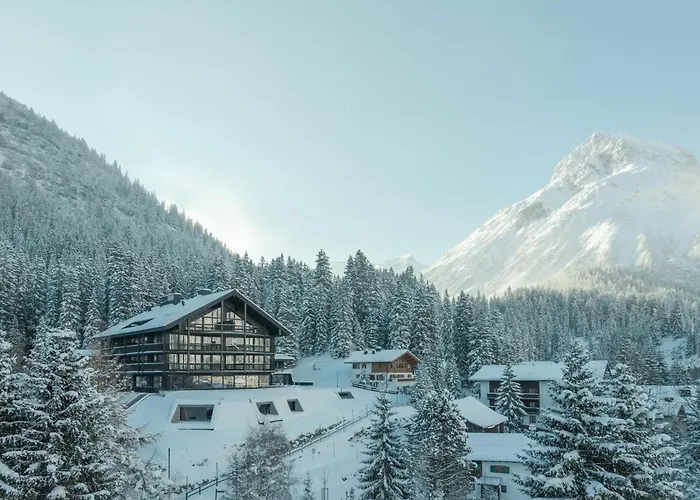 New Hotel Kristberg In Lech With Spa, Outdoor Pool And View