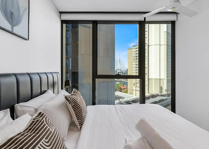 Cbd Riverview 2Bed Apt Kingbed At Tallest Building