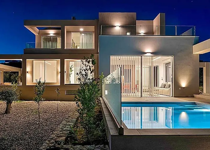 Modern Villa With Sea And Mountain Views
