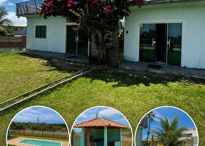 Village com piscina, lagoa e praia a 1 km